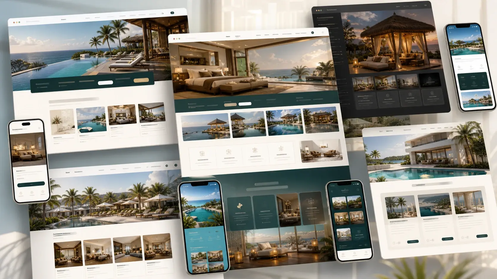 Hotel, Villa & Cabana Websites website examples